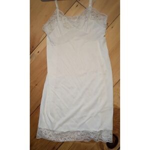 Vintage 1950's Retro Romantic Coquette Nightgown Negligee Lingerie Slip 36 USA